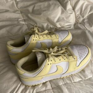 Nike dunks yellow